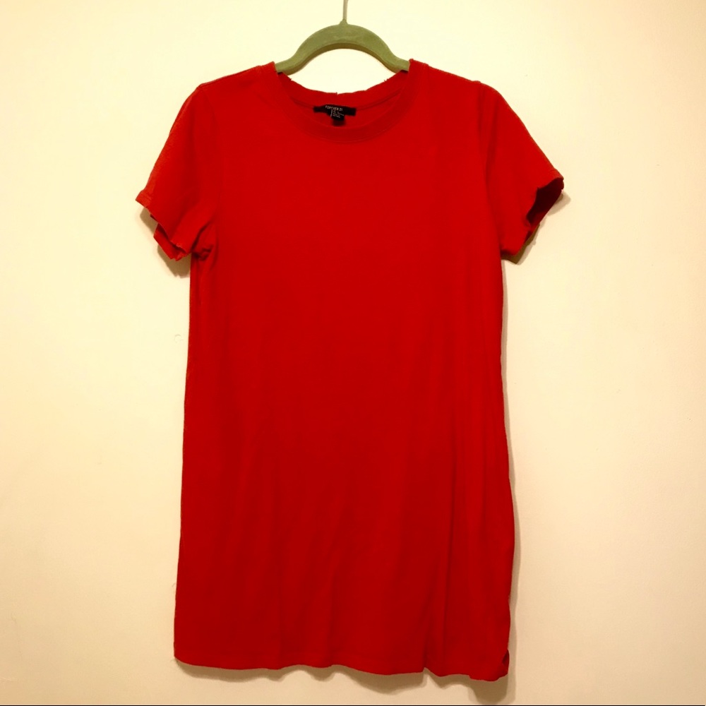 Red Shirt Dress